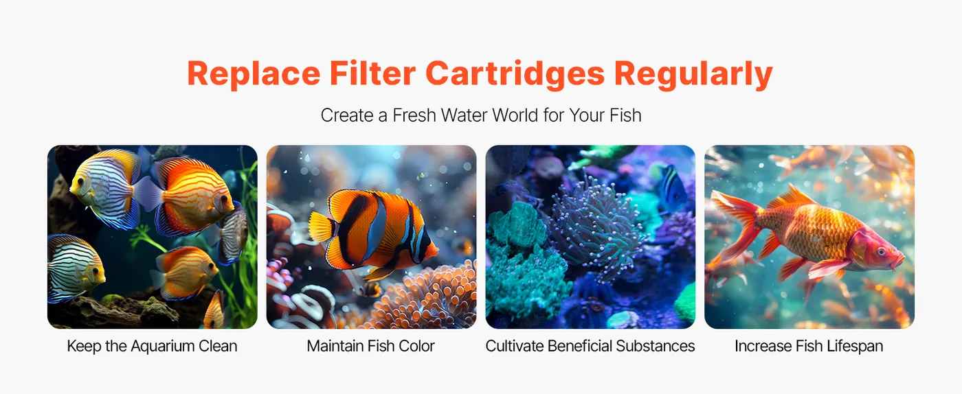 VEVOR Aquarium Filter Cotton Filter Cotton for 2.5/3.5 gal feature 3