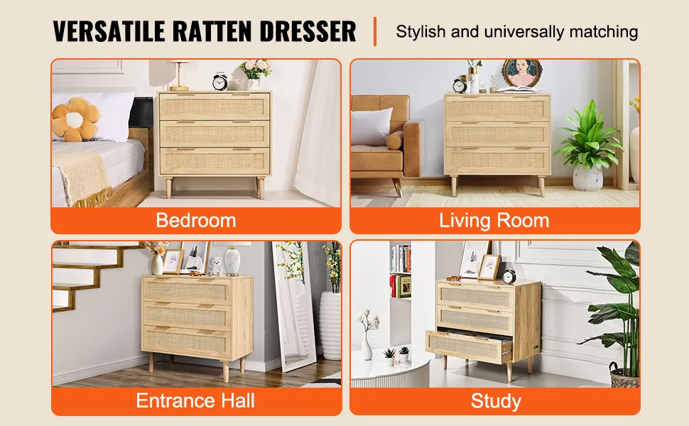 VEVOR rattan dresser anti tip stability device