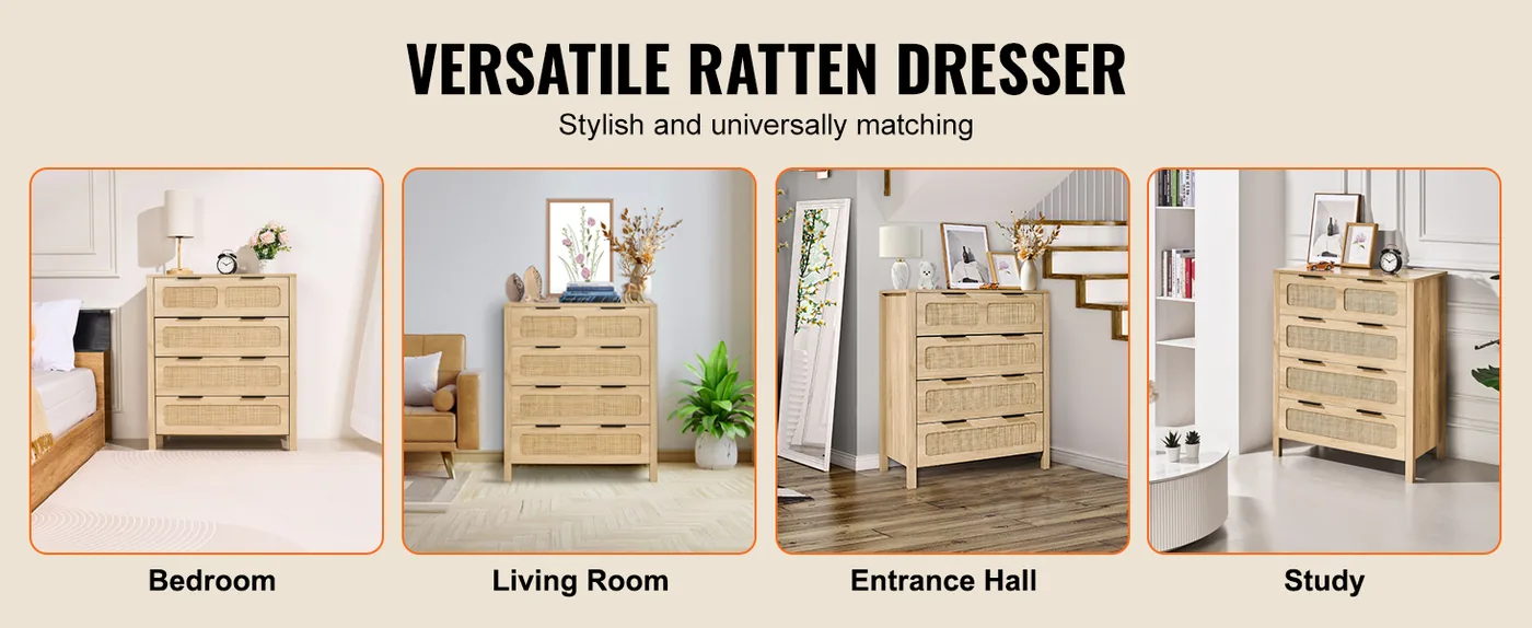 VEVOR rattan dresser anti tip stability device