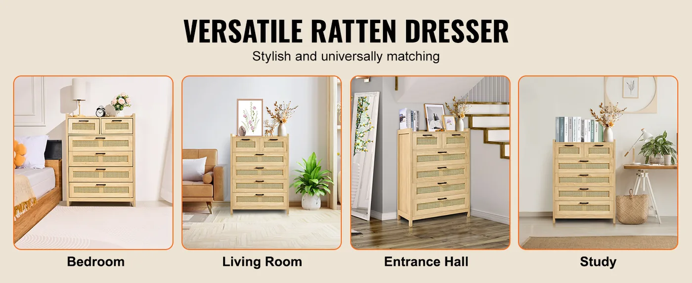 VEVOR rattan dresser anti tip stability device
