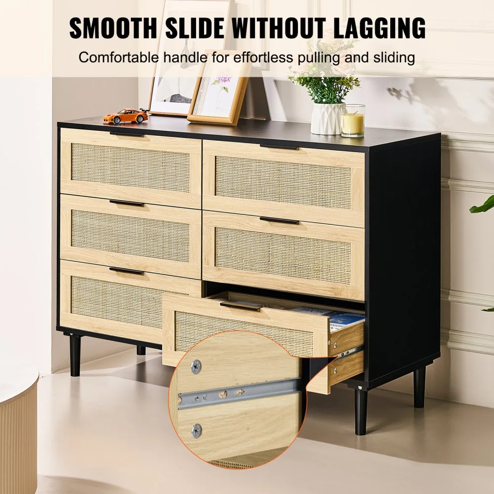 VEVOR rattan dresser dimensions