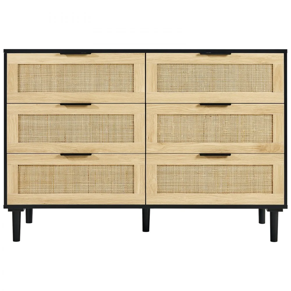 VEVOR rattan dresser hallway chest