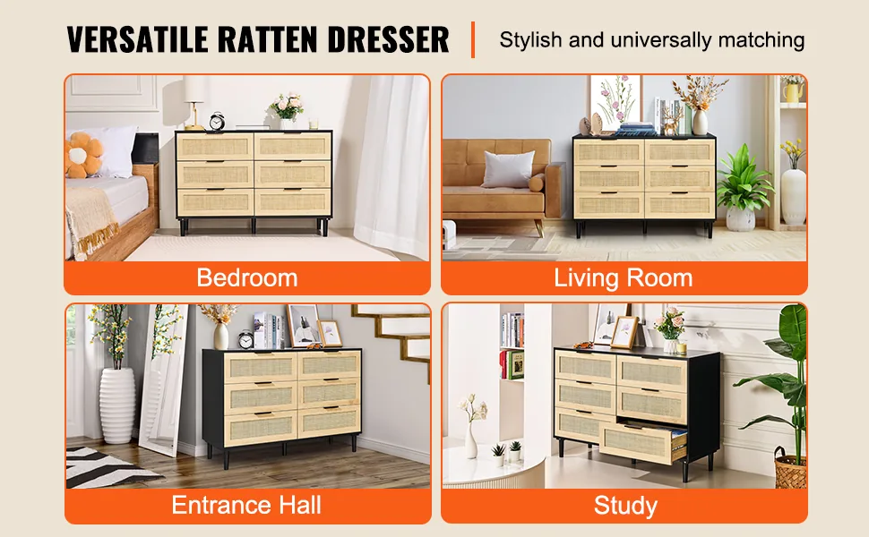 VEVOR rattan dresser anti tip stability device