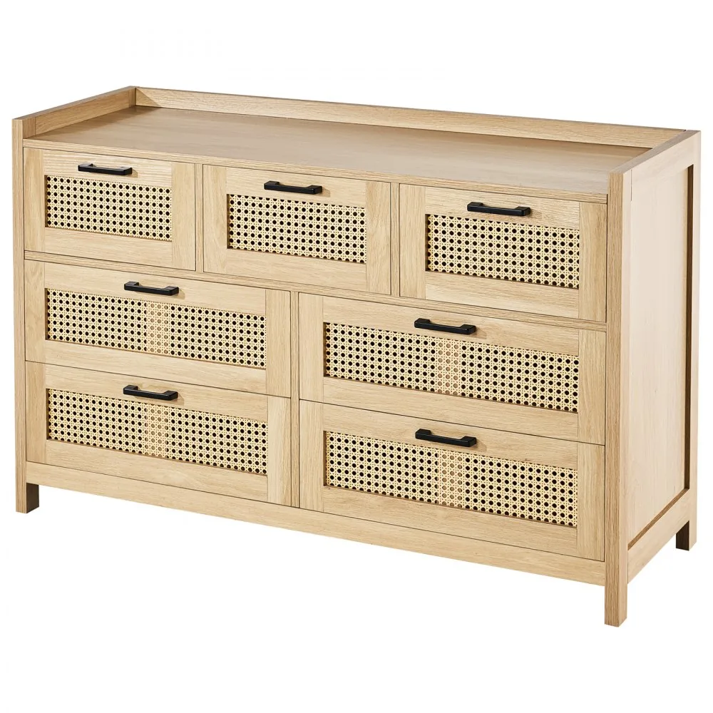 VEVOR rattan dresser living room storage