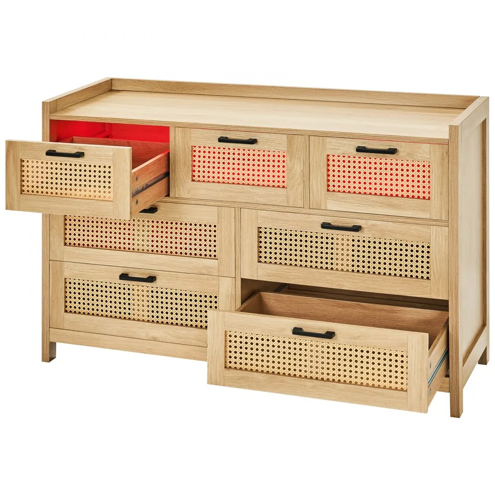 VEVOR rattan dresser product details