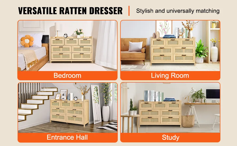VEVOR rattan dresser anti tip stability device
