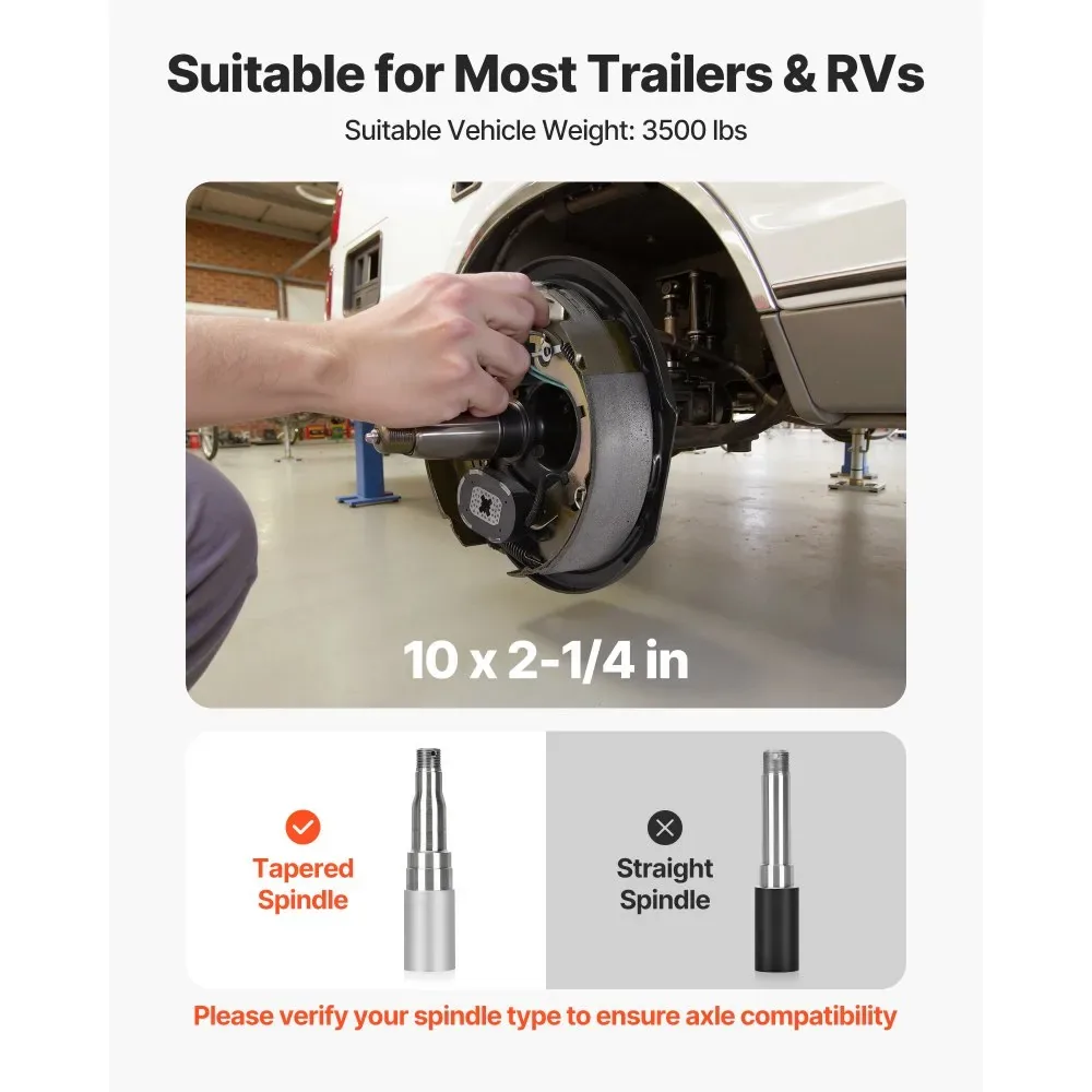 VEVOR Electric Trailer Brake Assembly Brake&Drum 3500lbs product image 2