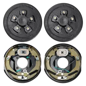 VEVOR Trailer Hub Drum Kits 5 on 4.5" B.C. with 10" x 2-1/4" product image 1
