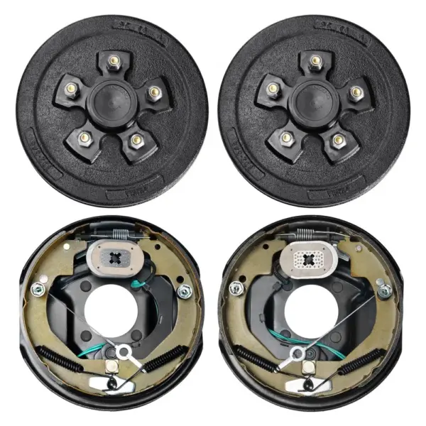 VEVOR Trailer Hub Drum Kits 5 on 4.5" B.C. with 10" x 2-1/4" product image 1