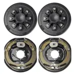 VEVOR Trailer Hub Drum Kits 8 on 6.5" B.C. with 12" x 2" Ele product image 1