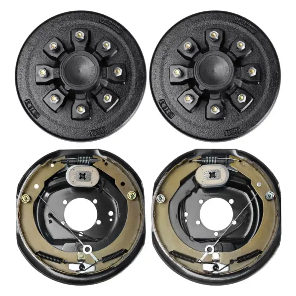 VEVOR Trailer Hub Drum Kits 8 on 6.5" B.C. with 12" x 2" Ele product image 1
