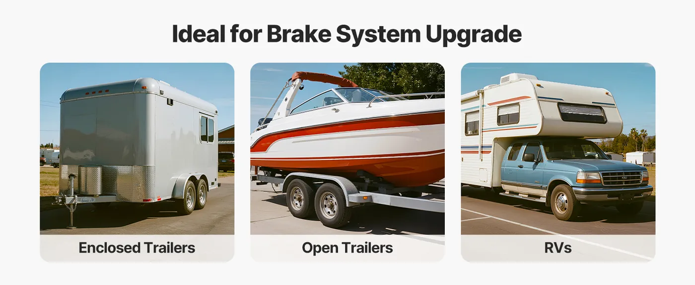 VEVOR Electric Trailer Brake Drum 7000lbs 1 sets feature 4