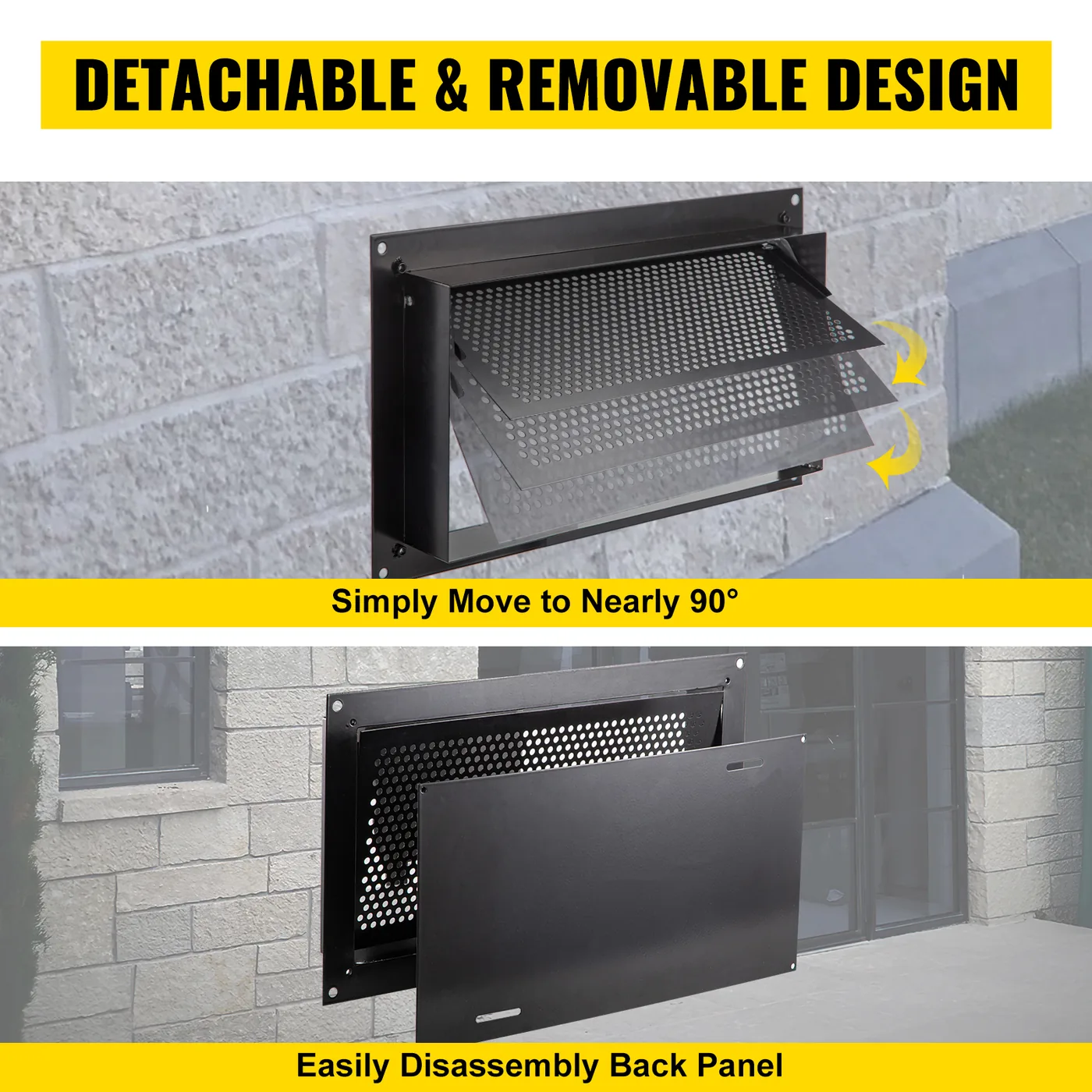 VEVOR Crawl Space Flood Vent Foundation Flood Vent 8"Height feature 3