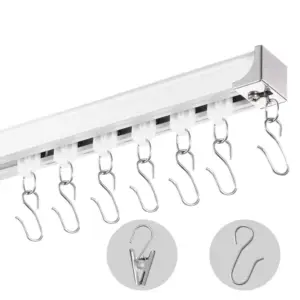 VEVOR Ceiling Curtain Track Set 4-Section Track 3.6 m product image 1