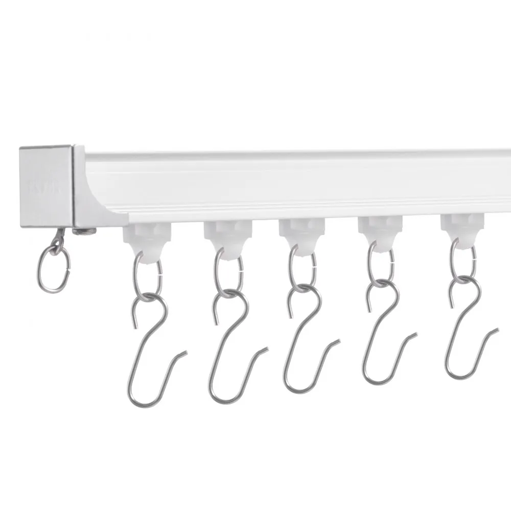 VEVOR Ceiling Curtain Track Set 4-Section Track 3.6 m product image 12