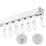 VEVOR Ceiling Curtain Track Set 2-Section Track 1.8 m product image 1