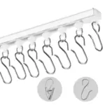 VEVOR Ceiling Curtain Track Set 8-Section Track 3 m product image 1
