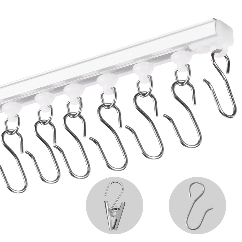 VEVOR Ceiling Curtain Track Set 8-Section Track 3 m product image 1