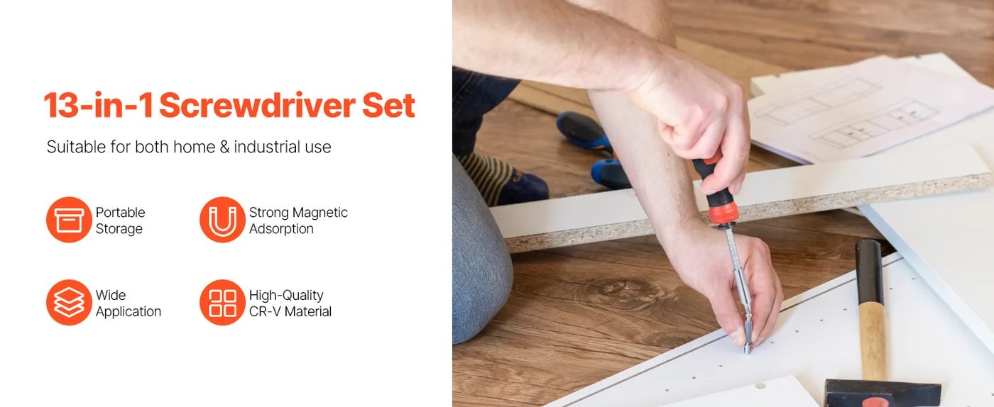 VEVOR Screwdriver Set none overview