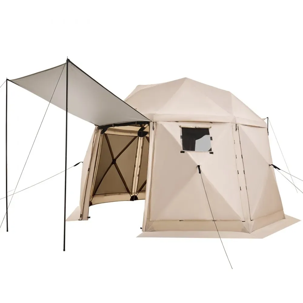 VEVOR screen tent with ground stakes and ropes