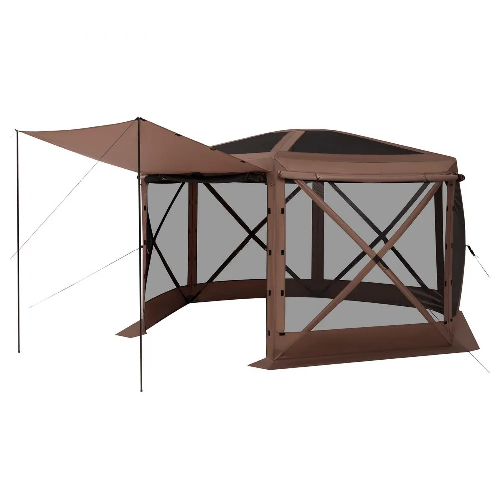 VEVOR screen tent with ground stakes and ropes