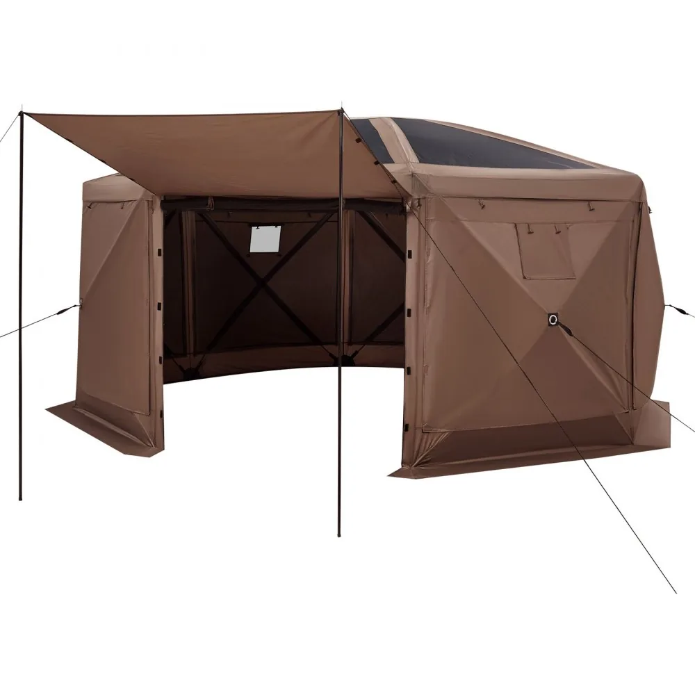 VEVOR screen tent with ground stakes and ropes