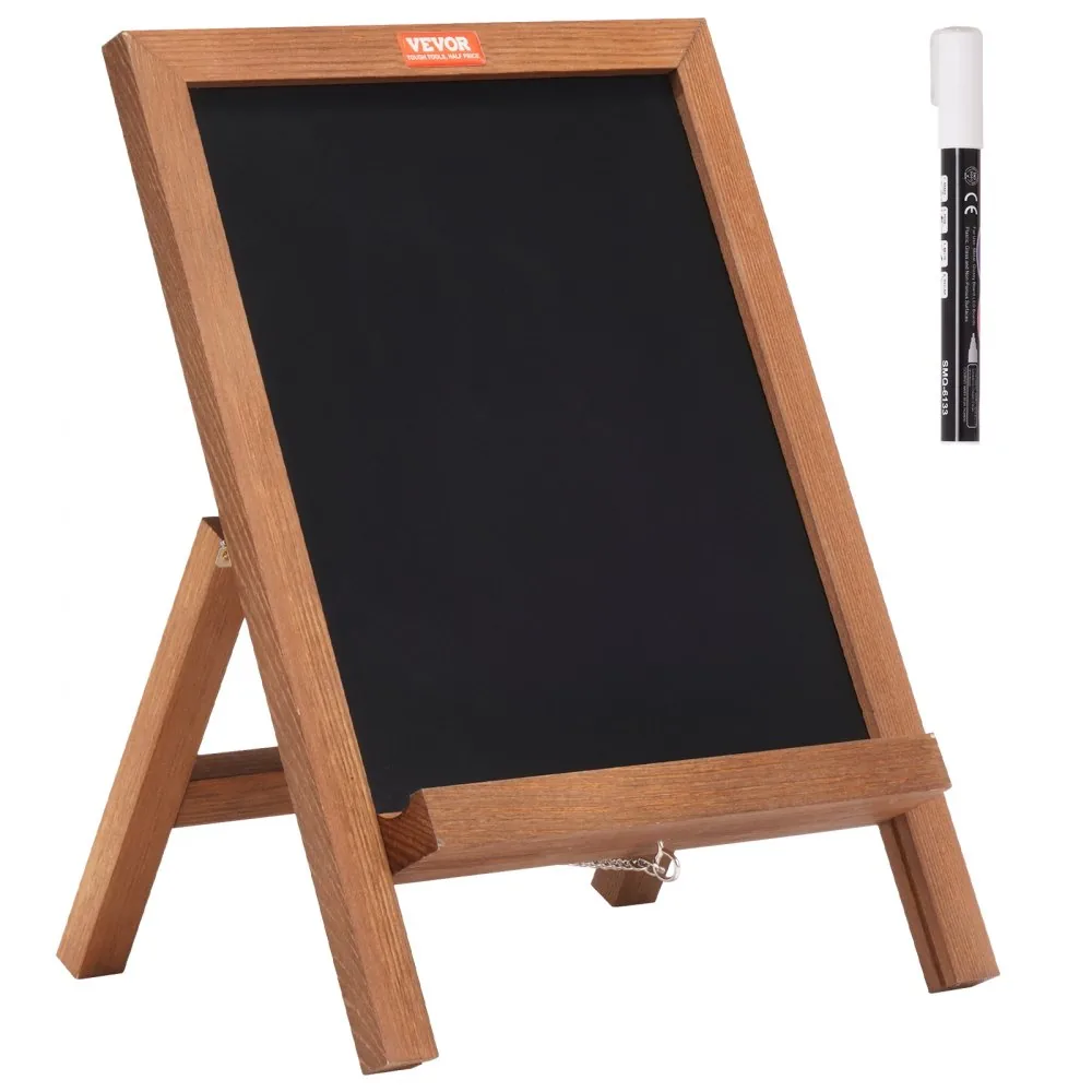 VEVOR 10 x 14 tabletop chalkboard sign front view