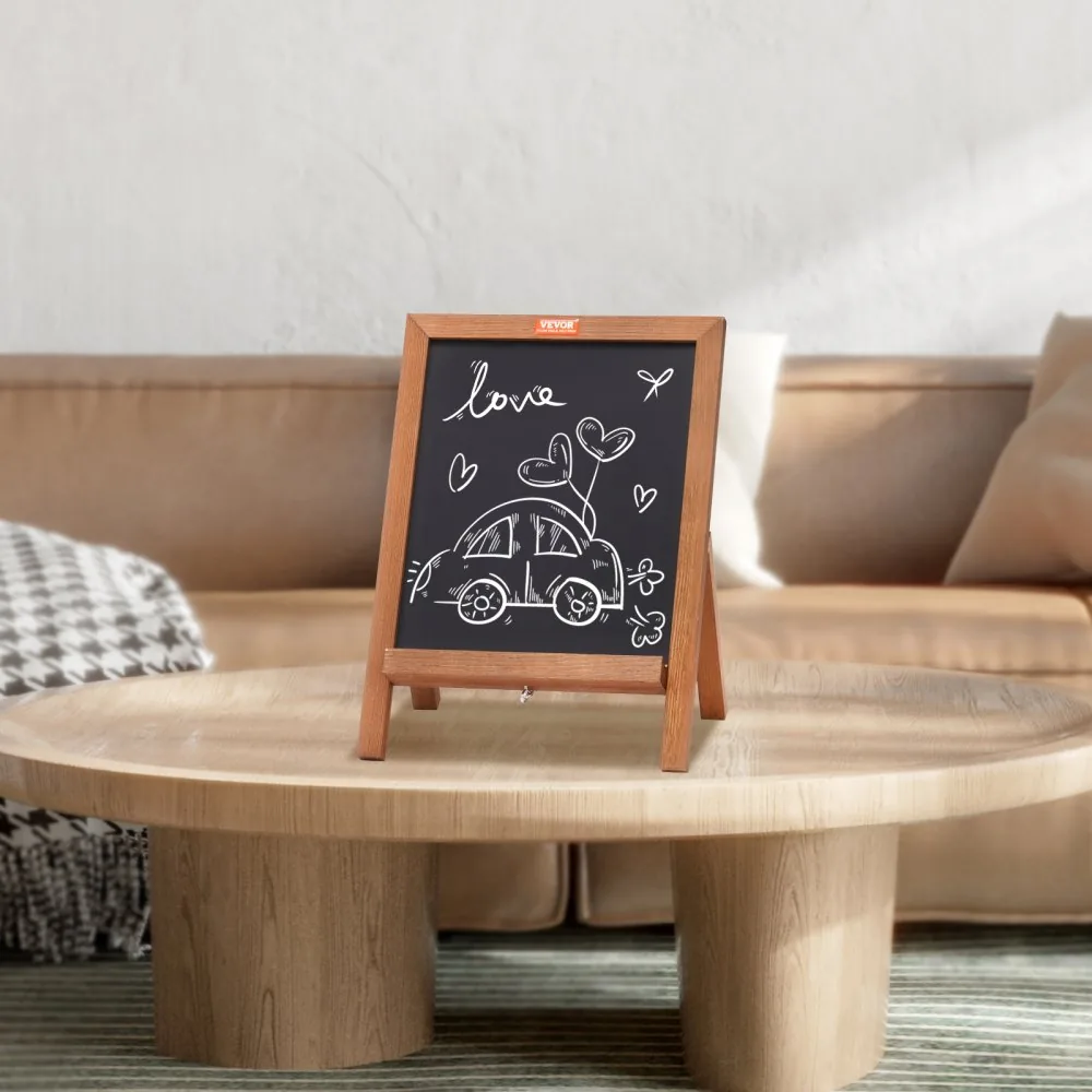 VEVOR tabletop chalkboard magnetic notes display