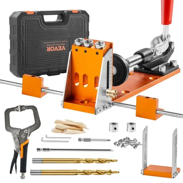 VEVOR pocket hole jig kit 34 pcs product view