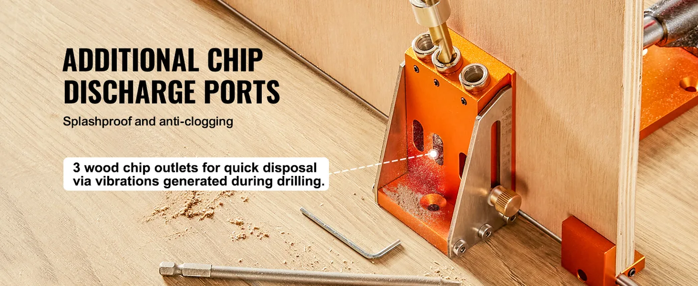VEVOR titanium step drill clean pocket holes