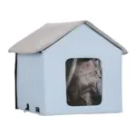 VEVOR heated cat house front view