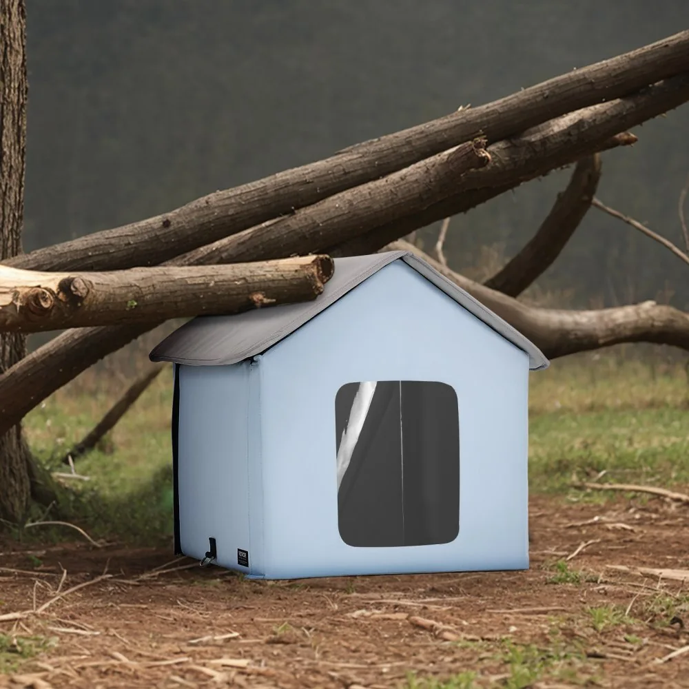 VEVOR cat shelter wind pegs installation