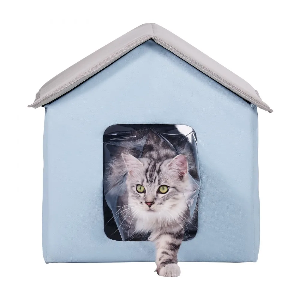 VEVOR heated kitty shelter winter use