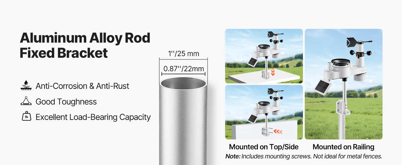 VEVOR 7-in-1 Wi-Fi Weather Station with APP 8-in-1 Sensor feature 1