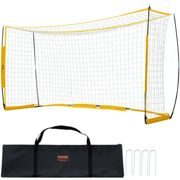 VEVOR Portable Soccer Goal Yellow product image 1