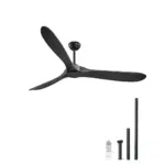VEVOR 72 Inch Ceiling Fan without Light 3 Solid Wood Blades product image 1