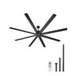 VEVOR 84 In Ceiling Fan without Light 84 inch 8 Aluminum Bla product image 1
