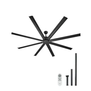 VEVOR 84 In Ceiling Fan without Light 84 inch 8 Aluminum Bla product image 1