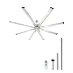 VEVOR 84 In Ceiling Fan without Light 84 inch 8 Aluminum Bla product image 1