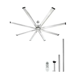 VEVOR 84 In Ceiling Fan without Light 84 inch 8 Aluminum Bla product image 1
