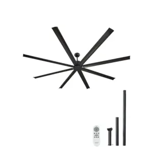 VEVOR 96 In Ceiling Fan without Light 96 inch 8 Aluminum Bla product image 1