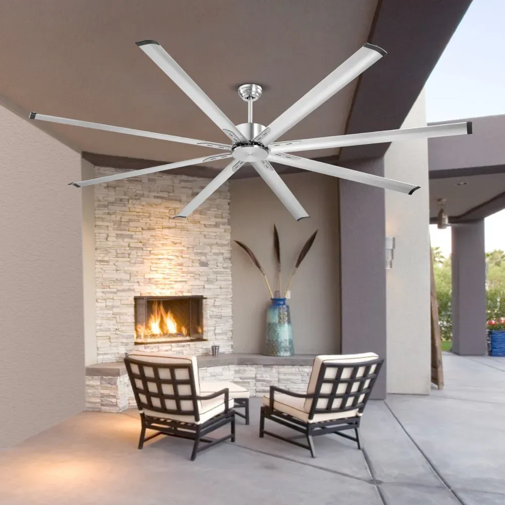 VEVOR 96 In Ceiling Fan without Light 96 inch 8 Aluminum Bla product image 8