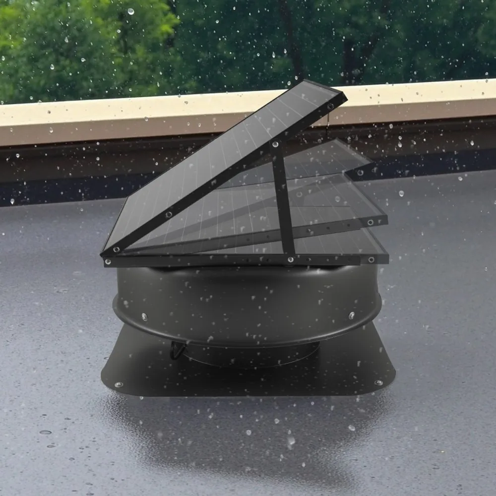 VEVOR solar roof fan roof installation steps
