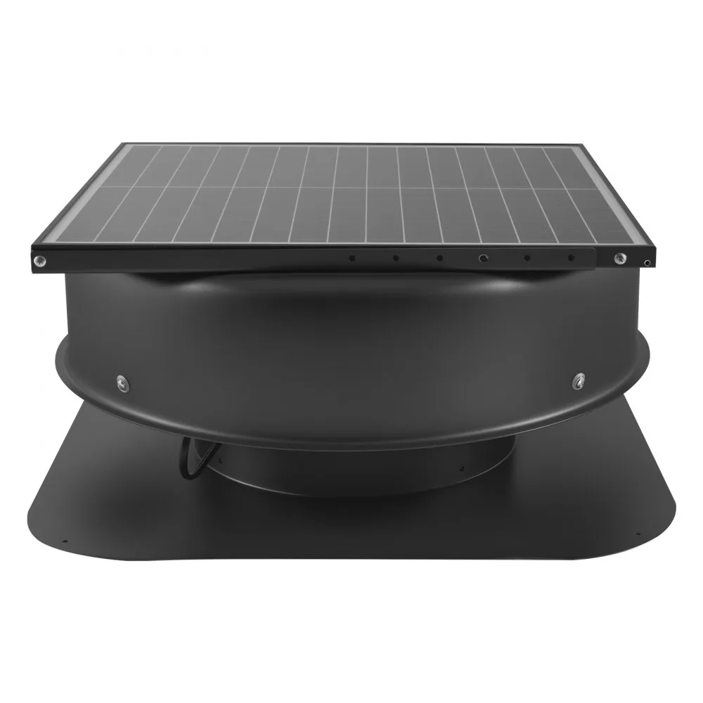 VEVOR solar attic fan in garage ventilation