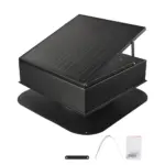 VEVOR 35W Solar Attic Fan 2400 CFM Auto Temperature front view
