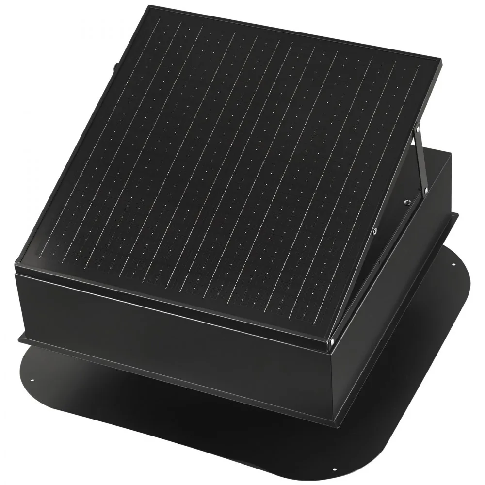 VEVOR 35W Solar Attic Fan 2400 CFM Auto Temperature accessories detail