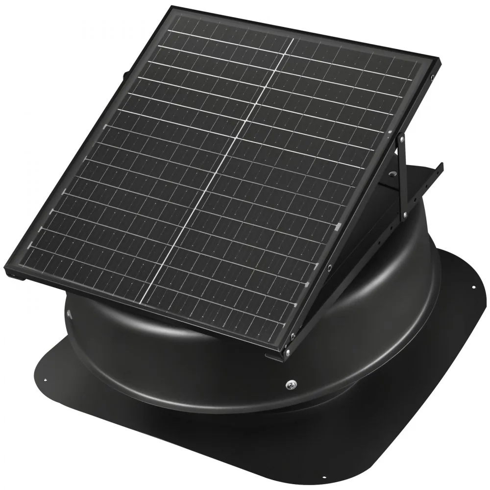 VEVOR 50W Solar Attic Fan 3000 CFM with Remote Control accessories detail