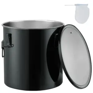 VEVOR Fryer Grease Bucket 8 Gallon Stainless Steel product image 1