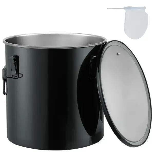 VEVOR Fryer Grease Bucket 8 Gallon Stainless Steel product image 1