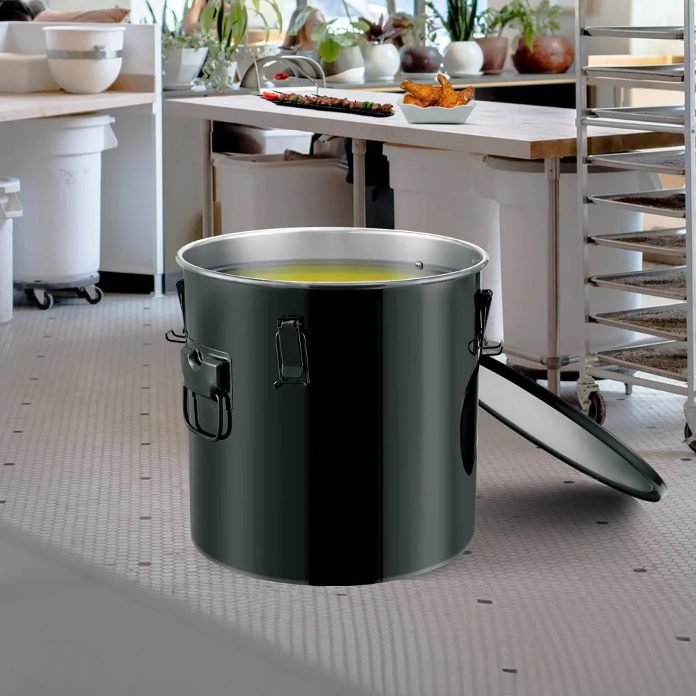 VEVOR Fryer Grease Bucket 8 Gallon Stainless Steel product image 8
